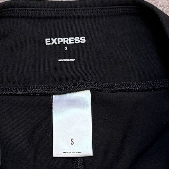 Women’s Express Black Stretch Athletic Causal Lounge Leggings Size Small 55285 - Picture 5 of 6